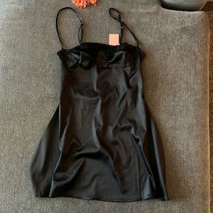 Mini black dress